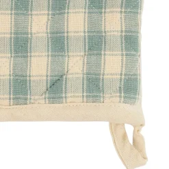 Fabrique de Styles Torchons, Tabliers Et Maniques>Gant et manique en coton vichy - Campagne Sauge