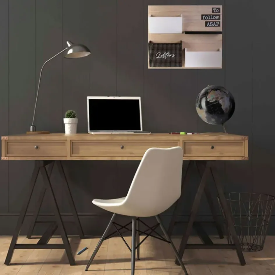 Fabrique de Styles Petits Objets Déco>Globe terrestre noir et doré Multicolore