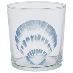 Fabrique de Styles Verres À Eau Et Gobelets>Gobelet coquille Saint-Jacques en verre 36cl - Bodega Bleu