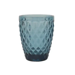 Fabrique de Styles Verres À Eau Et Gobelets>Gobelet en verre 22cl - Diamond Bleu