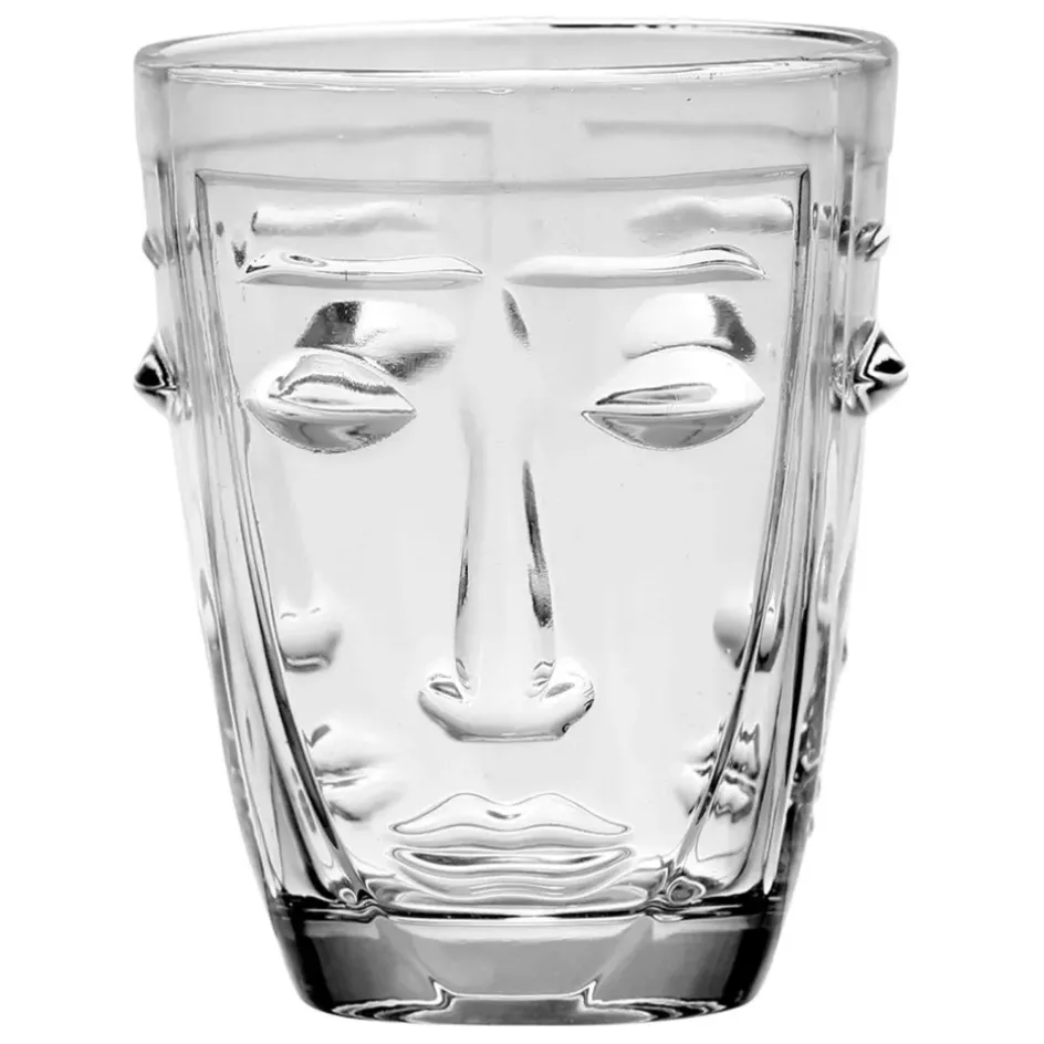 Fabrique de Styles Verres À Eau Et Gobelets>Gobelet visage Transparent