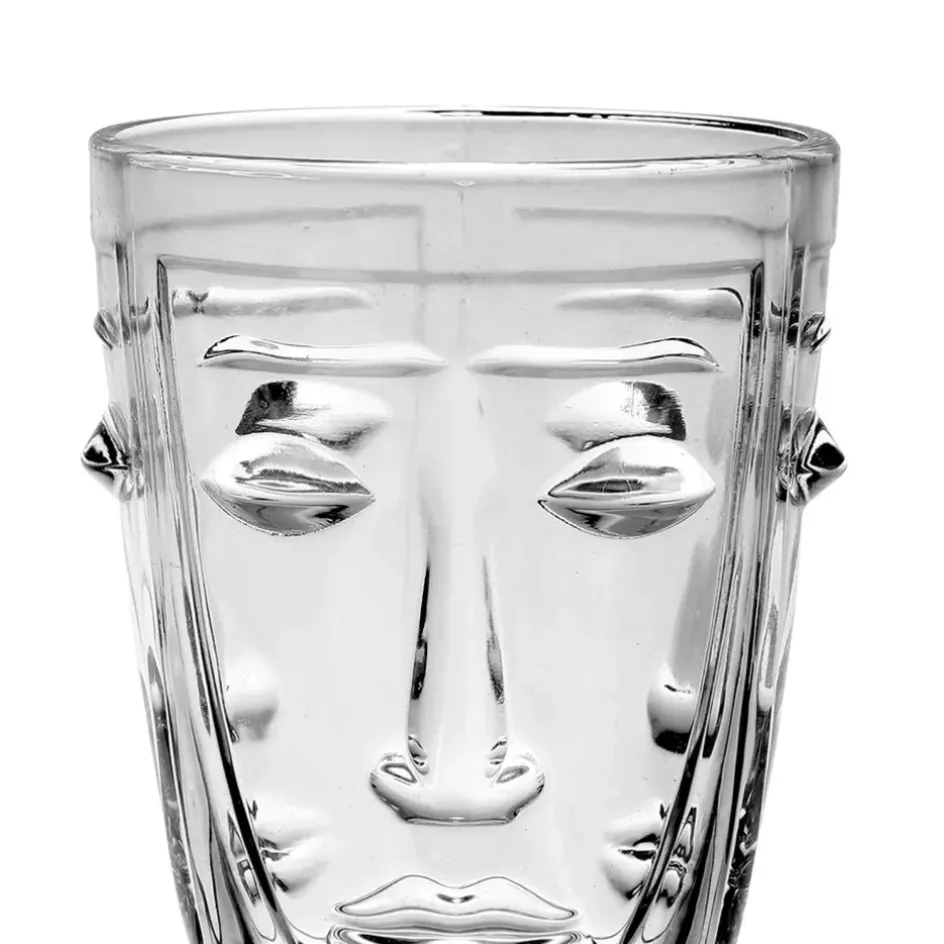 Fabrique de Styles Verres À Eau Et Gobelets>Gobelet visage Transparent
