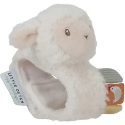 Fabrique de Styles Jouets>Hochet de poignet mouton - Little Farm Blanc