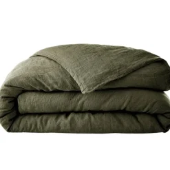 Fabrique de Styles Housses De Couette>Housse de couette en lin lavé 240x220cm - Soline Thym