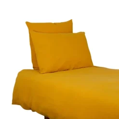 Fabrique de Styles Housses De Couette>Housse de couette viti 240x220cm 100% lin lavé Safran