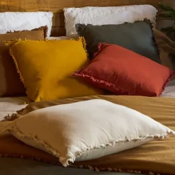 Fabrique de Styles Coussins Et Housses>Housse de coussin en coton 45x45cm - Nalia Cumin