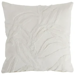Fabrique de Styles Coussins Et Housses>Housse de coussin dune 45x45cm coton Blanc cassé