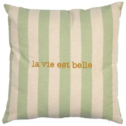 Fabrique de Styles Coussins Et Housses>Housse de coussin en coton 45x45cm - Famille Vert