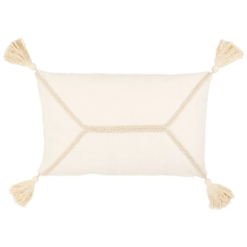 Fabrique de Styles Coussins Et Housses>Housse de coussin en coton 50x30cm - Organic Ecru