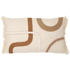 Fabrique de Styles Coussins Et Housses>Housse de coussin en coton 50x30cm - Manarola Ecru
