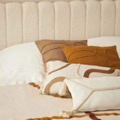 Fabrique de Styles Coussins Et Housses>Housse de coussin en coton 50x30cm - Manarola Ecru