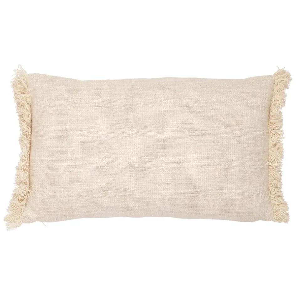 Fabrique de Styles Coussins Et Housses>Housse de coussin en coton 50x30cm - Manarola Ecru