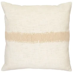 Fabrique de Styles Coussins Et Housses>Housse de coussin en coton 45x45cm - Horizon Blanc