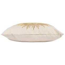 Fabrique de Styles Coussins Et Housses>Housse de coussin en coton et lin 45x45cm - Soleil Blanc