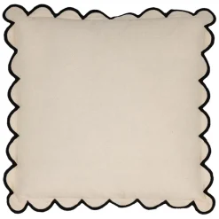 Fabrique de Styles Coussins Et Housses>Housse de coussin en coton écru 45x45cm - Nomadea Ecru