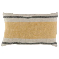 Fabrique de Styles Coussins Et Housses>Housse de coussin en lin 50x30cm - Hemlin Safran