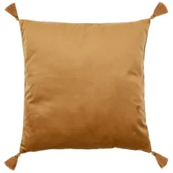 Fabrique de Styles Coussins Et Housses>Housse de coussin en velours 45x45cm - Tulum Marron