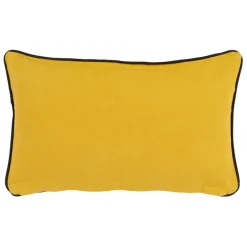 Fabrique de Styles Coussins Et Housses>Housse de coussin en velours de coton 50x30cm - Velvetin Moutarde