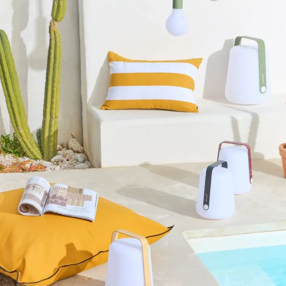 Fabrique de Styles Textiles Outdoor|Jardin>Housse de coussin extérieur 80x80cm - Bimini Curry