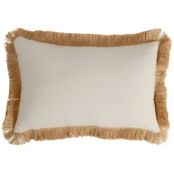 Fabrique de Styles Coussins Et Housses>Housse de coussin leonin 50x30cm lin+viscose Naturel