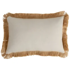 Fabrique de Styles Coussins Et Housses>Housse de coussin leonin 50x30cm lin+viscose Naturel