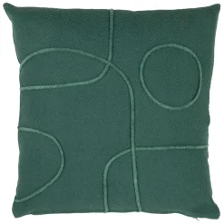 Fabrique de Styles Coussins Et Housses>Housse de coussin émeraude 45x45cm - arty Emeraude