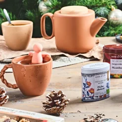 Fabrique de Styles Accessoires Thé Et Café>Infuseur thé en inox - Bonhomme Pêche