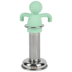 Fabrique de Styles Accessoires Thé Et Café>Infuseur thé en inox d'eau - Bonhomme Vert