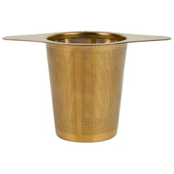Fabrique de Styles Accessoires Thé Et Café>Infuseur the en inox - Losange Doré