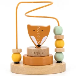 Fabrique de Styles Jouets>Jouet labyrinthe de perles en bois - mr. renard Orange