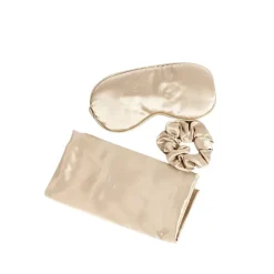 Fabrique de Styles Accessoires Mode>Kit de sommeil en satin champagne