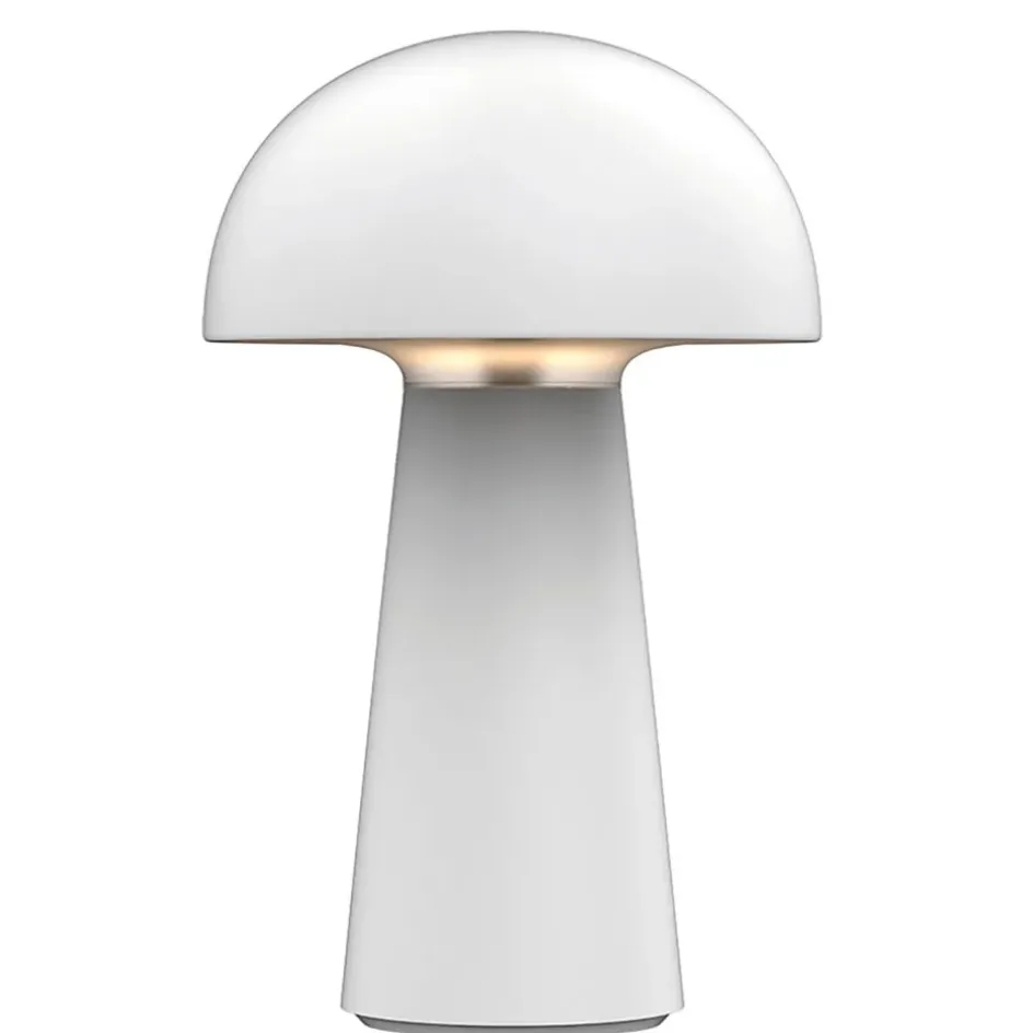 Fabrique de Styles Lampes À Poser>Lampe champignon he H22.5cm - Visby Blanc