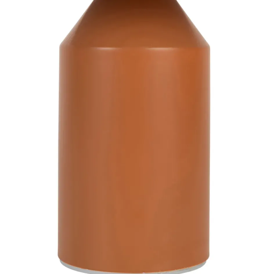 Fabrique de Styles Lampes À Poser>Lampe champignon tactile en fer terracotta h23cm - Arty Terre