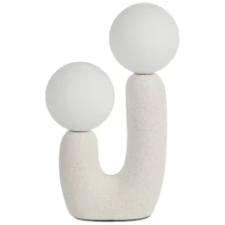 Fabrique de Styles Lampes À Poser>Lampe céramique en écru h31cm - Organic Ecru