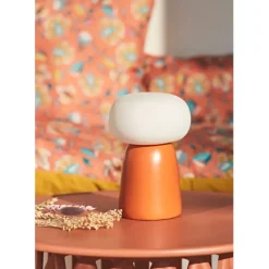 Fabrique de Styles Luminaires|Jardin>Lampe de table solaire pèche - Meringue Orange