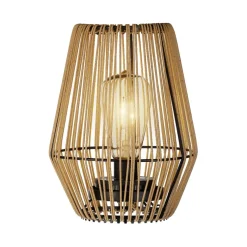 Fabrique de Styles Luminaires|Jardin>Lampe d'extérieur en résine tresée h23cm Naturel