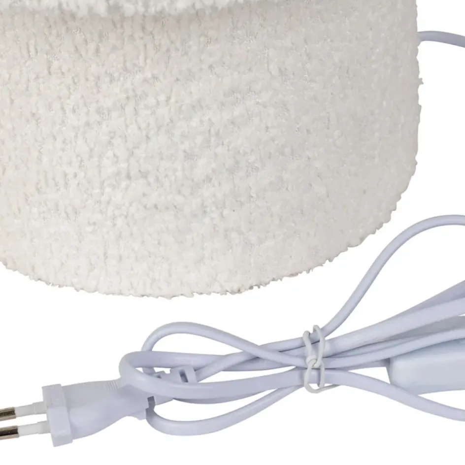 Fabrique de Styles Lampes À Poser>Lampe en bouclettes - Organic Blanc