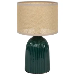 Fabrique de Styles Lampes À Poser>Lampe en céramique émeraude h28cm - Essencia Emeraude