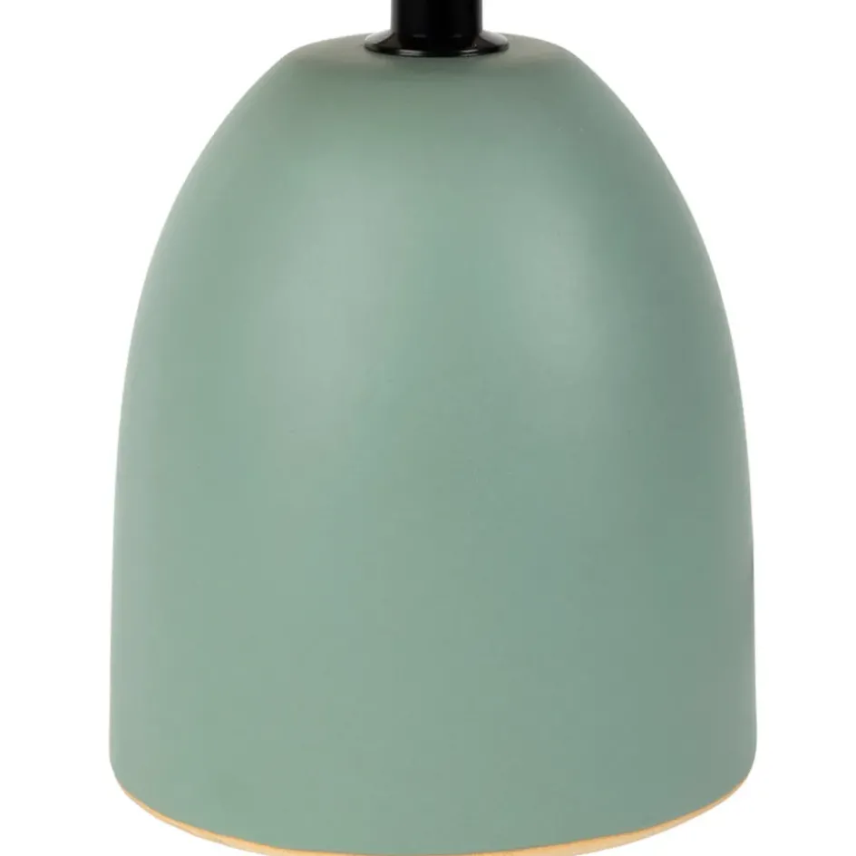 Fabrique de Styles Lampes À Poser>Lampe en céramique et lin naturel - Jadea Sauge
