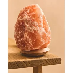 Fabrique de Styles Lampes À Poser>Lampe en cristal de sel pièce de 2 à 3 kg Rose