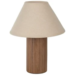 Fabrique de Styles Lampes À Poser>Lampe en fer et pin h30cm - Hera Naturel