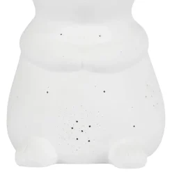 Fabrique de Styles Lampes À Poser>Lampe en porcelaine h20.5cm - Ours Blanc