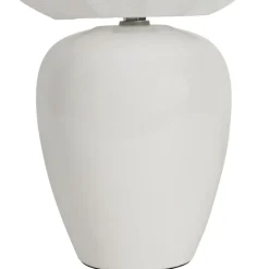 Fabrique de Styles Lampes À Poser>Lampe en porcelaine h33cm - Klosen Blanc
