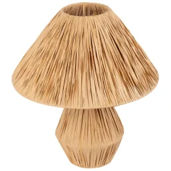 Fabrique de Styles Lampes À Poser>Lampe en raphia et fer h41cm - Calypsa Naturel