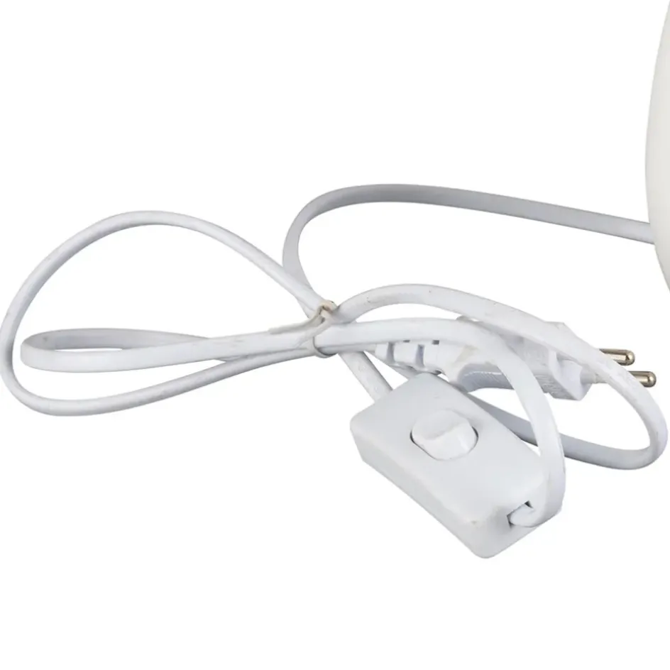 Fabrique de Styles Lampes À Poser>Lampe en terrecuite h33cm - Funny Blanc