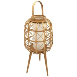 Fabrique de Styles Lampes À Poser>Lampe lanterne sur pied le H87cm - Element Naturel