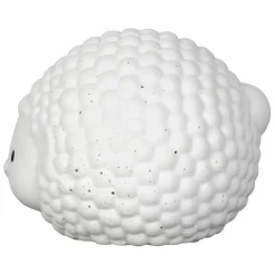 Fabrique de Styles Déco>Lampe led hérisson en porcelaine h12cm - Hérisson Blanc