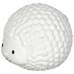Fabrique de Styles Déco>Lampe led hérisson en porcelaine h12cm - Hérisson Blanc