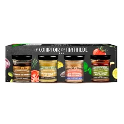 Fabrique de Styles Conserverie>Les mathildettes salées - 4 tartinables de 30g Multicolore