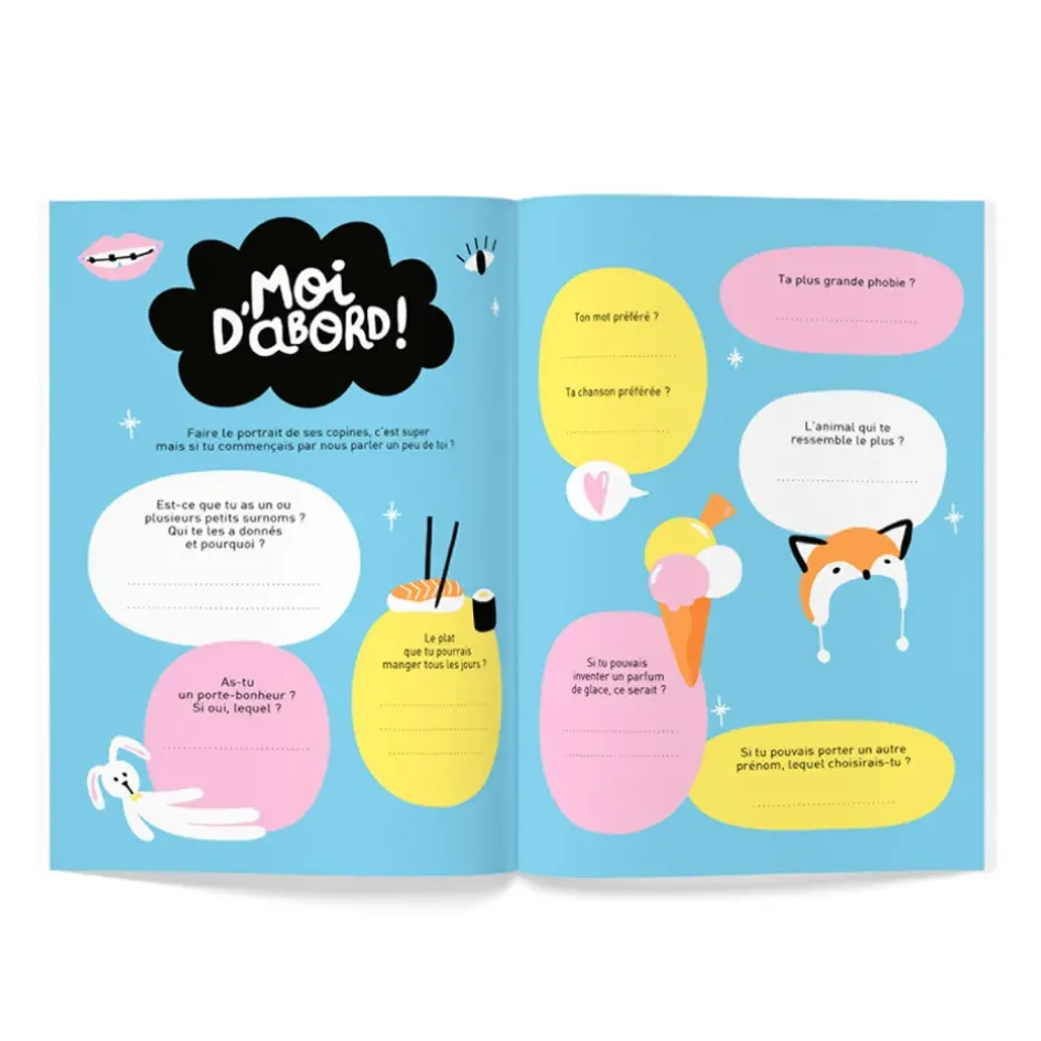 Fabrique de Styles Jouets>Livre a remplir gang de filles Multicolore